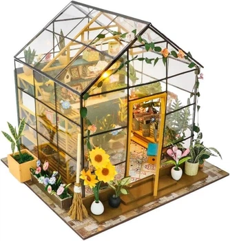 Конструктор 3D DIY Румбокс Теплиця "Панорамна Оранжерея CUTE ROOM "Sunshine Flower House "PC2306"