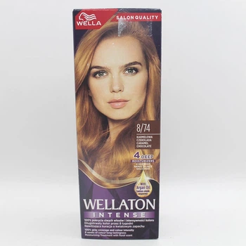 Фарба для волосся Wellaton 8.74 Шоколад з карамелю