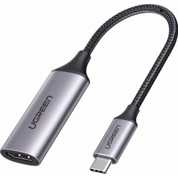 Переходник USB2.0 Type C to HDMI V2.0 4K60Hz 10cm CM297 gray Ugreen (70444)