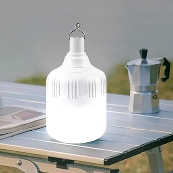 Аккумуляторная лампа для кемпинга на крючке 60W (меньше) / Подвесной светодиодный фонарь для палатки / Переносная LED лампа с USB