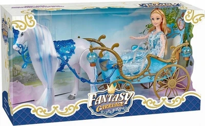 Ігровий набір Mega Creative Fantasy Carriage королівська карета з конем і лялькою 29 см 18691 (5901811186912)