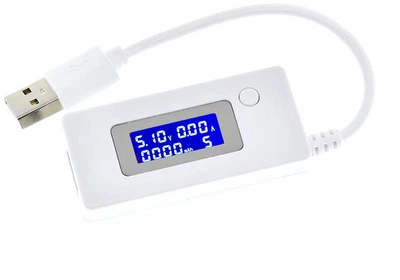 USB тестер струму напруги потужності та заряду на шнурку