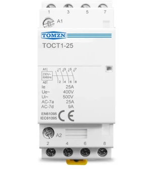 Магнитный контактор AC220V 25A 4NO TOMZN
