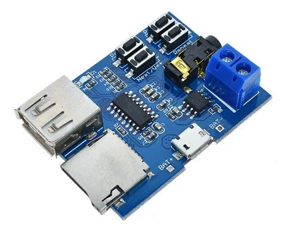 Модуль mp3 плеера USB/microSD усилитель 3Вт