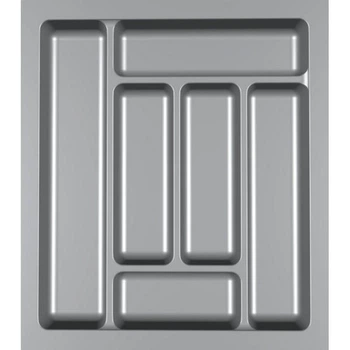 Лоток для столовых приборов 450 серый Standard 45 (380х430х42мм.) PLATINUM