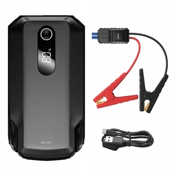 Автомобильное пускозарядное устройство 20000мАч Бустер Baseus Jump Starter 2000A с функцией павербанка для бензин/дизель 12В