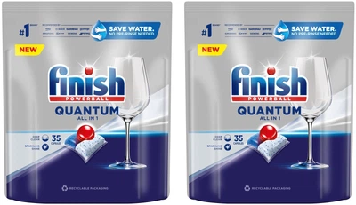 Капсули для посудомийних машин Finish Quantum All in 1 fresh 2 x 35 шт (5908252005215/2)