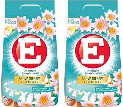 Пральний порошок E Лотос і Мигдальне масло для білих і світлих тканин 2 x 3.51 кг (9000101515282/2)