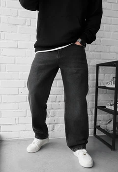 Джинси Staff 0908 dark gray baggy 33