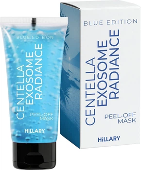Сияющая маска-пленка Hillary Centella Exosome Radiance Peel-Off Mask Blue Edition с экзосомами центелы 90 мл (4823116602793)