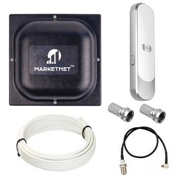 Комплект WiFi роутер 3G модем ZTE MF70 с панельной антенной MIMO MarketNet T800 18 дБ Б/У