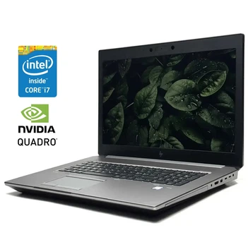 Мобильная рабочая станция HP ZBook 17 G6 / 17.3" (1920x1080) IPS / Intel Core i7-9850H (6 (12) ядер по 2.6 - 4.6 GHz) / 64 GB DDR4 / 1000 GB SSD / nVidia Quadro RTX 4000, 8 GB GDDR6, 256-bit / WebCam / Win 10 Pro б/у