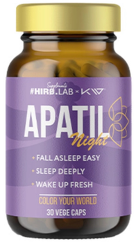 Дієтична добавка HIRO.LAB Apatil Night 30 капсул (5060727122183)