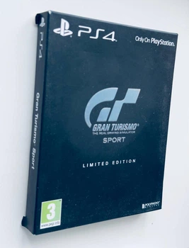 Диск для PlayStation 4 - Gran Turismo Sport Limited Edition + картонный футляр, русские субтитры, Б/У