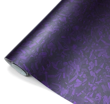 Матовая виниловая пленка для авто и мото ширина 20 см длина 150 см Purple