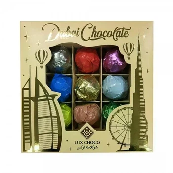 Ассорти дубайских конфет LUX CHOCO BEIGE (9 вкусов) 340 г