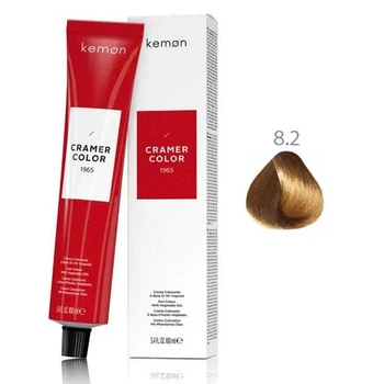 Микропигментная краска Kemon Cramer Color 8.2 Матовый светлый русый с кокосовым маслом для стойкого окрашивания волос, 100 мл