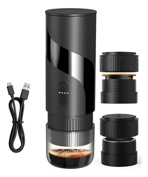 Портативна еспресо-кавоварка Kelitong KL1201 для Nespresso і меленої кави 20 бар акумуляторна (DC2CF3288EA0)