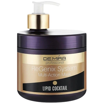 Липидная коктейль-маска DeMira для восстановления волос Professional ReGenix System Multi-Action Mask 500 мл