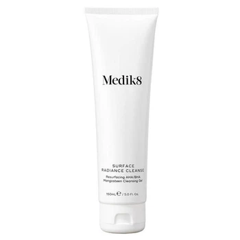 Великий об'єм очисний гель із кислотами aha і bha Medik8 Surface radiance cleanse