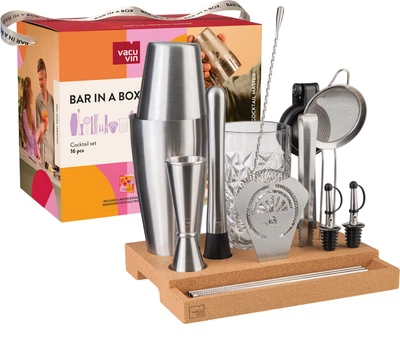 Набор для коктейлей Vacu Vin Bar in a Box Master 16 предметов (7889365)