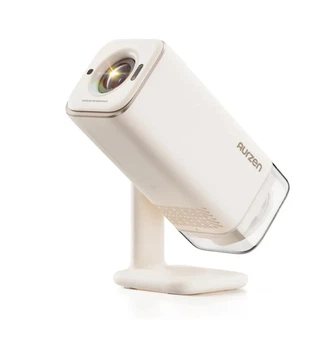 Смарт проектор Aurzen BOOM Air з підтримкою Google TV White: Full HD, 300 ANSI, Dolby Audio, Wi-Fi/Bluetooth, Живлення від Power Bank (USB-C) (BOOMAIR)