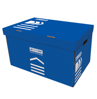 Короб для архівних боксів BUROMAX 3270-02 синій /BM.3270-02/