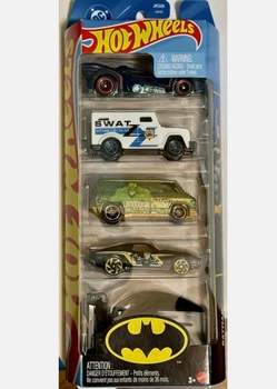Набір Хот Вілс із 5 машинок Бетмен Hot Wheels Batman Mattel JKG08
