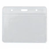 Бейдж (ідентифікатор) OPTIIMA 45609 95х58мм горизонтальний, замок zip lock, ПВХ /O45609/