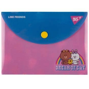 Папка на кнопці B7 YES 492264 Line Friends (10) /492264/