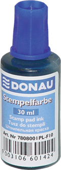 Фарба штемпельна DONAU 30мл, синя 7808001-10 (12) /7808001-10/