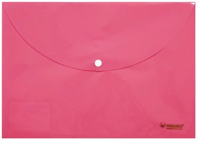 Папка на кнопці А4 NORMA 5102-01 Pastel рожева (12) /5102-01/