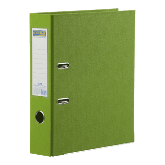 Папка-реєстратор А4 70мм BUROMAX 3001-15 ELITE двостороння, салатова (24) /BM.3001-15с/