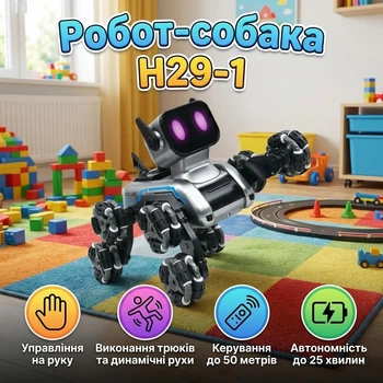 Детская интерактивная игрушка Робот-собака H29-1 на радиоуправавлении с пультом