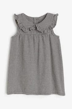 Сукня дитяча дівчинка сірий клітина H&M 74см (1164786)
