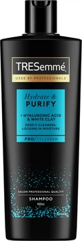 Szampon do włosów Tresemme Hydrate & Purify nawilżający 400 ml (8710847974427)