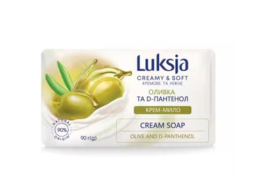 Крем-мыло Luksja Оливка и D-пантенол 90 г. (4820263231289)