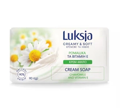 Крем-мило Luksja Ромашка + вітамін Е 90 г. (4820263231272)