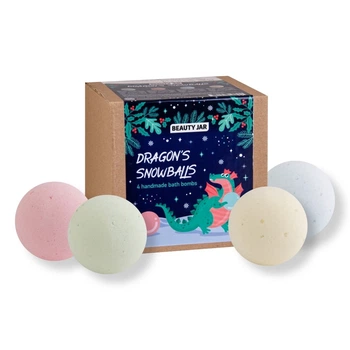 Набор бомбочек для ванны Снежки Дракона Beauty Jar 4шт 520 г 4751030834436
