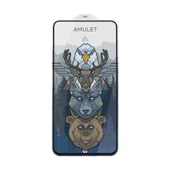 Захисне скло AMULET 2.5D HD Antistatic for Xiaomi Redmi 12/13/Poco M6 4G/Poco M6 Pro 5G Чорний