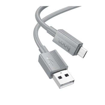 Кабель USB Hoco X107 Micro 2.4A Колір Сірий