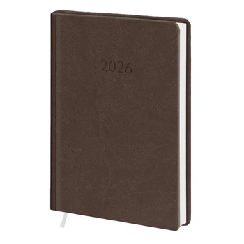 Ежедневник датированный Полиграфист карманный Vivella коричневый (242-P-2023)