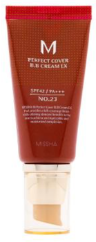 BB-крем Missha M Perfect Cover BB Cream SPF42 / PA+++ №23 Natural Beige 50 мл (8806185793124/8809747940721/8806333353736)