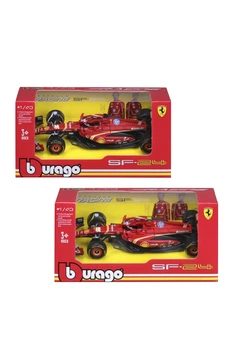 Автомодель с фигуркой Ferrari Racing SF-24 Bburago цвет красный Bburago ЦБ-00283050