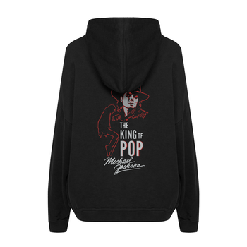 Худі жіноче з принтом ТiШОТКА The King of Pop Michael Jackson M Чорний (1023635548)