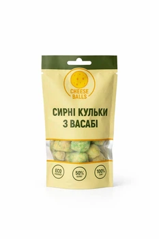 Сир хрусткий сушений ХPYSTкий перекус "Васабі" 35 г