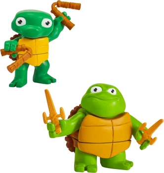 Фігурки черепашки Playmates Teenage Mutant Ninja Turtles Michelangelo and Raphael малюки Мікеланджело та Рафаель