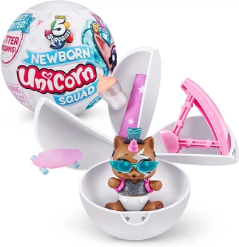 Іграшка-сюрприз Zuru Єдиноріг немовля 5 Surprise Newborn Unicorn Squad Series 2 куля-сюрприз