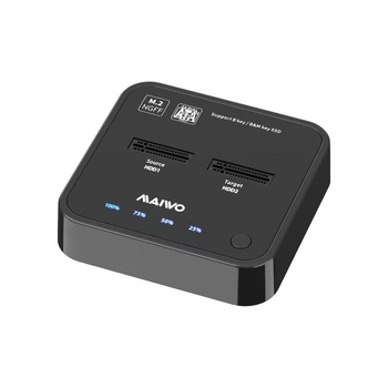 Док-станция для накопителей Maiwo 2*SATA M.2 SSD Key B/B+M USB 3.1 Gen1 Type-C