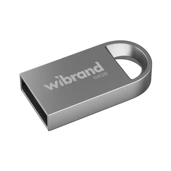 USB флеш накопитель Wibrand 64GB lynx Silver USB 2.0
